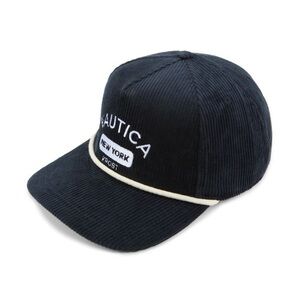 NWT Nautica Men's Navy Corduroy Cap